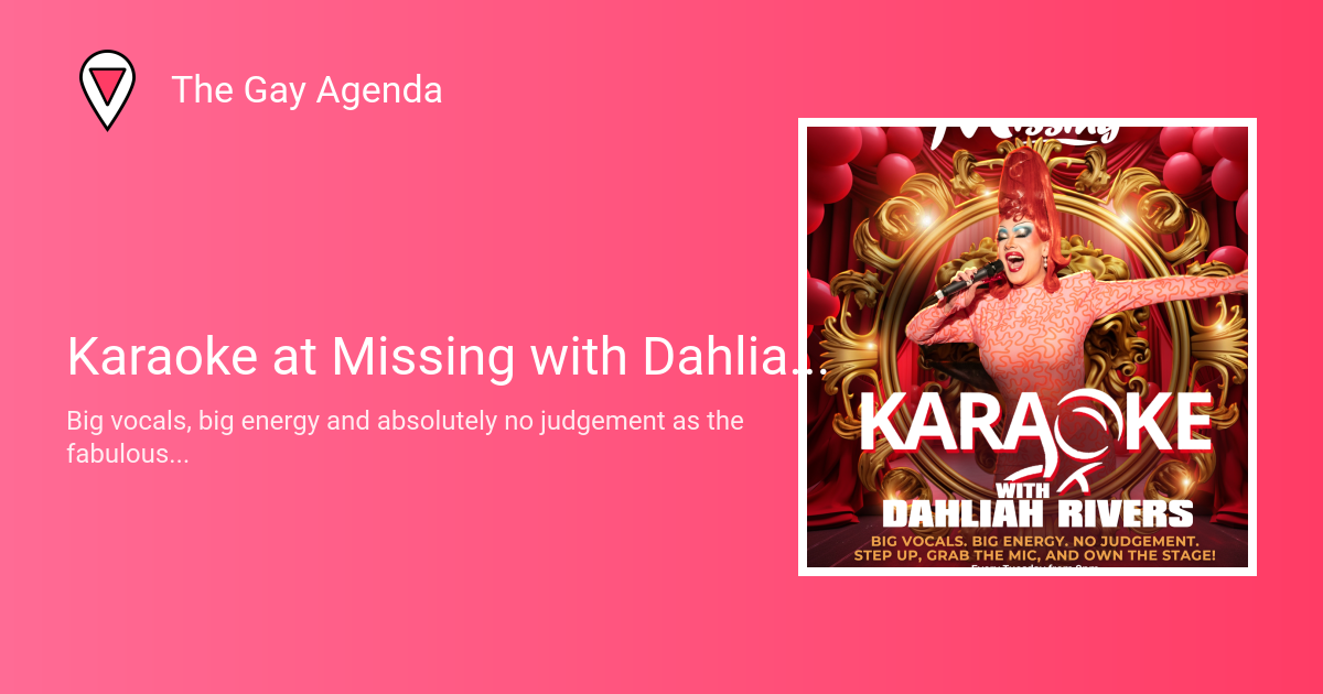 Karaoke at Missing with Dahliah Rivers